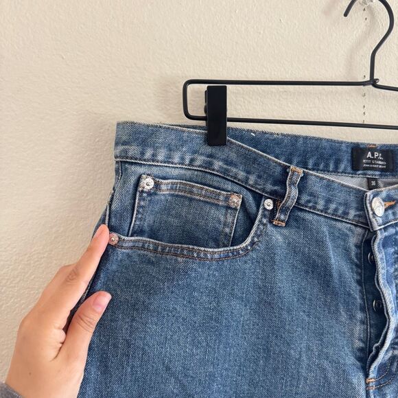 Men A.P.C. Petit Standard Jeans Button Fly 36 - Picture 6 of 9